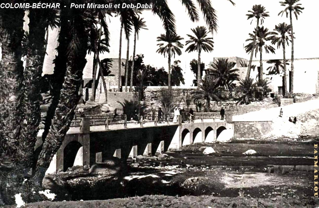 Colomb-Bechar - Pont Mirasoli et Deb-Daba - 1955.jpg